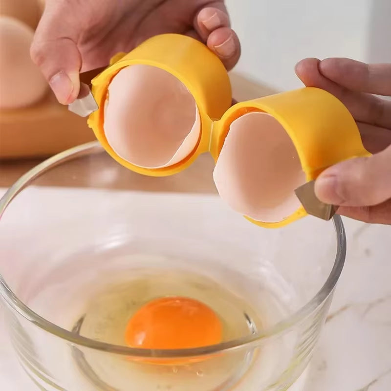 Stainless Steel Egg Shell Opener – Easy to Clean and Perfect for Your Kitchen Needs